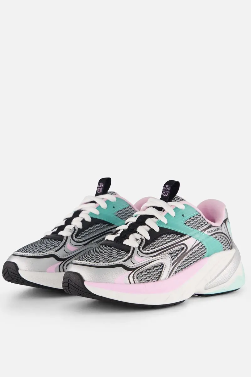 Skechers S2K Sneakers zilver Synthetisch