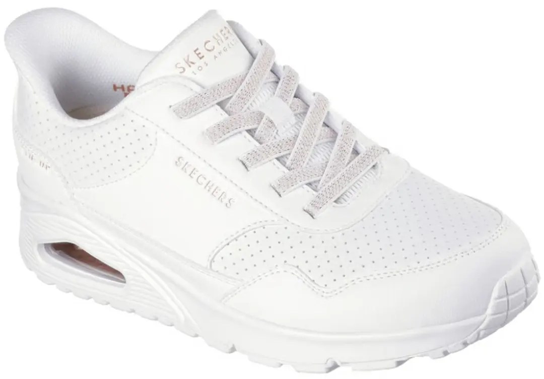 Skechers UNO Banksia Luxe Dames Instappers - Wit