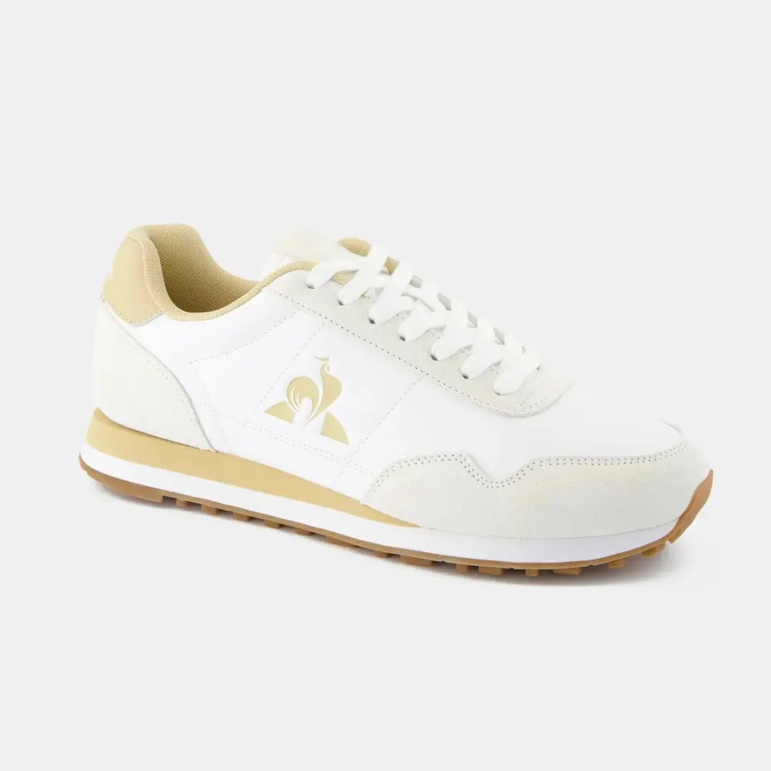 Le Coq Sportif Astra Suède Leren Sneakers - 44 - Optical White/Croissant - afbeelding 2 van 2