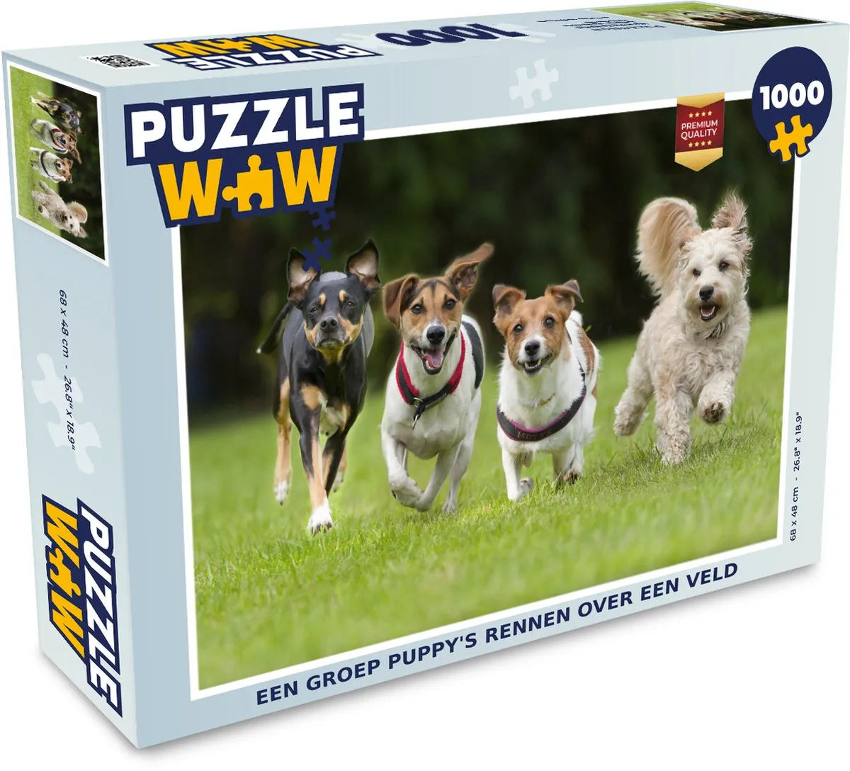 PuzzleWow Legpuzzel 1000 Stuks Multicolor