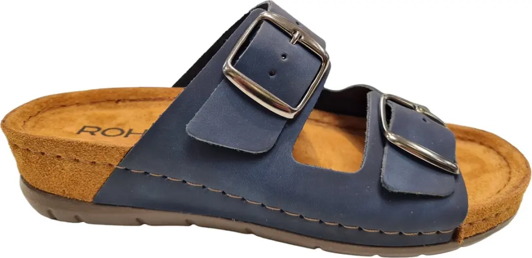 Rohde 5856-56 Dames Slippers Blauw - 41