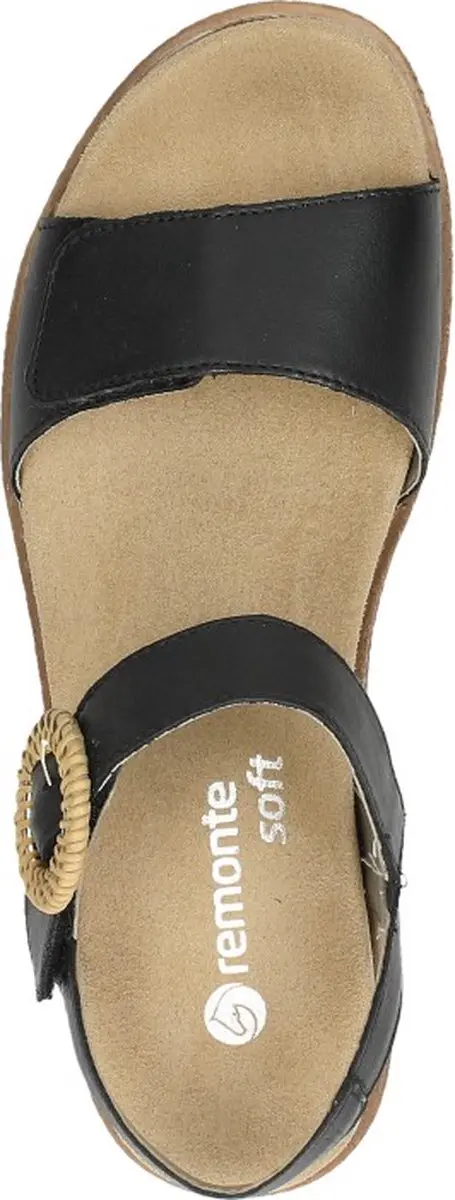 Remonte -Dames - zwart - sandalen - maat 41 - afbeelding 4 van 6