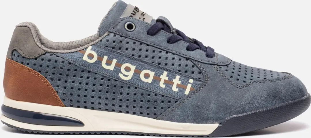Bugatti Bugatti Trevor sneakers blauw Imitatieleer