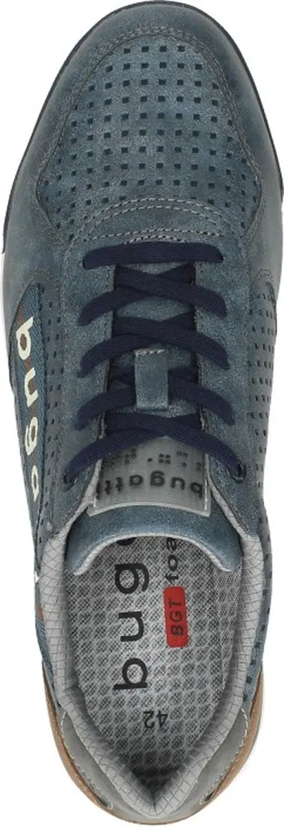 Bugatti Trevor Sneakers - Blauw Imitatieleer - afbeelding 4 van 6