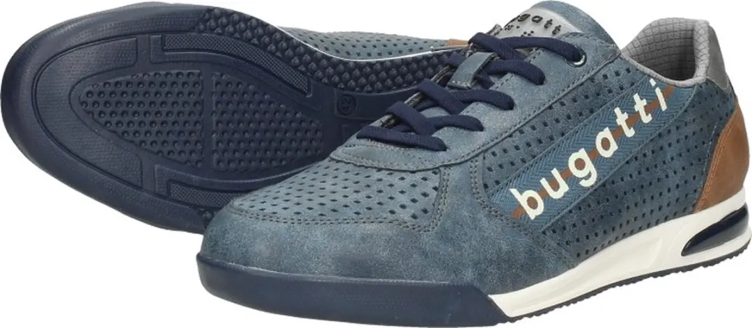 Bugatti Trevor Sneakers - Blauw Imitatieleer - afbeelding 6 van 6