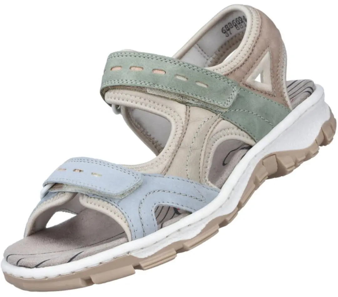 Rieker dames trekking sandalen Veelkleurig