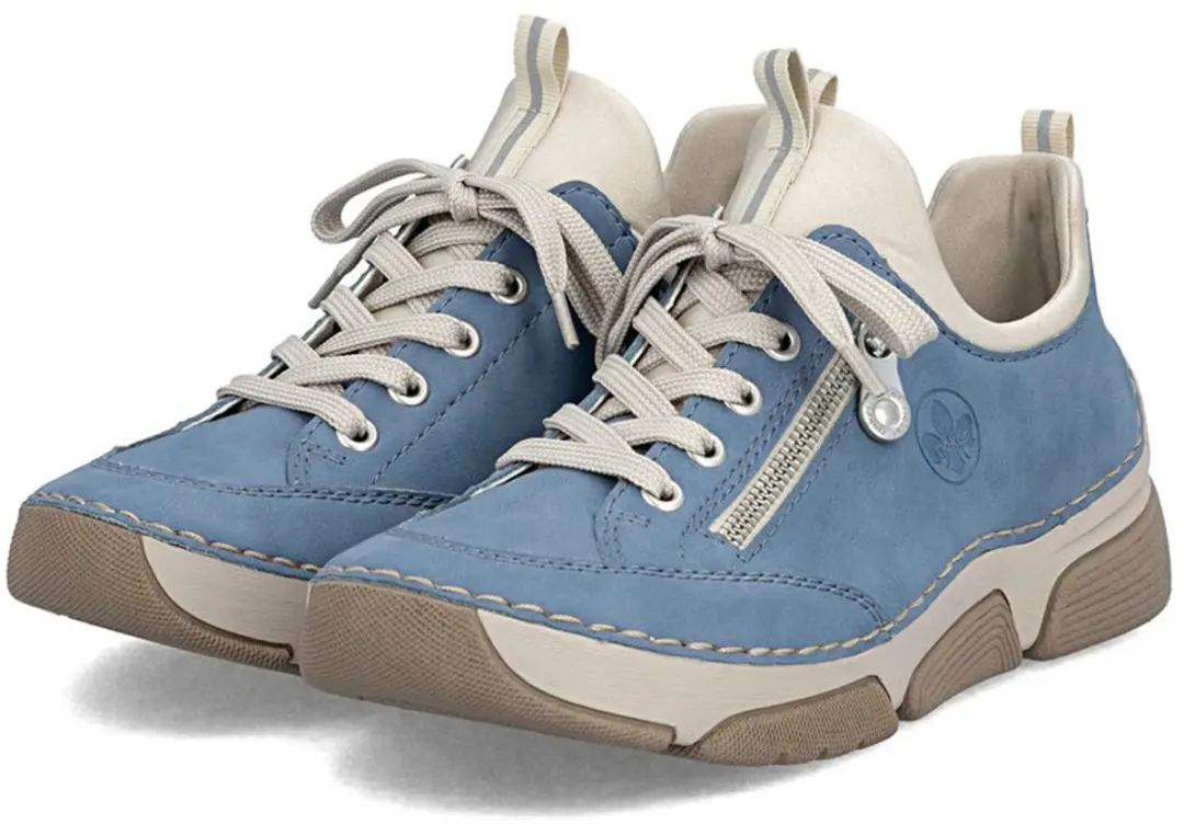 Rieker lage damesslipschoen 45973-14 blauw