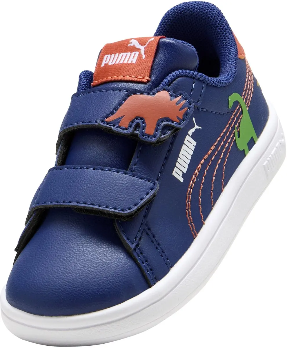 PUMA Smash Dino Lage Sneakers - Groen