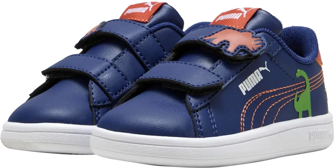 PUMA Smash Dino Lage Sneakers - Groen - afbeelding 4 van 6