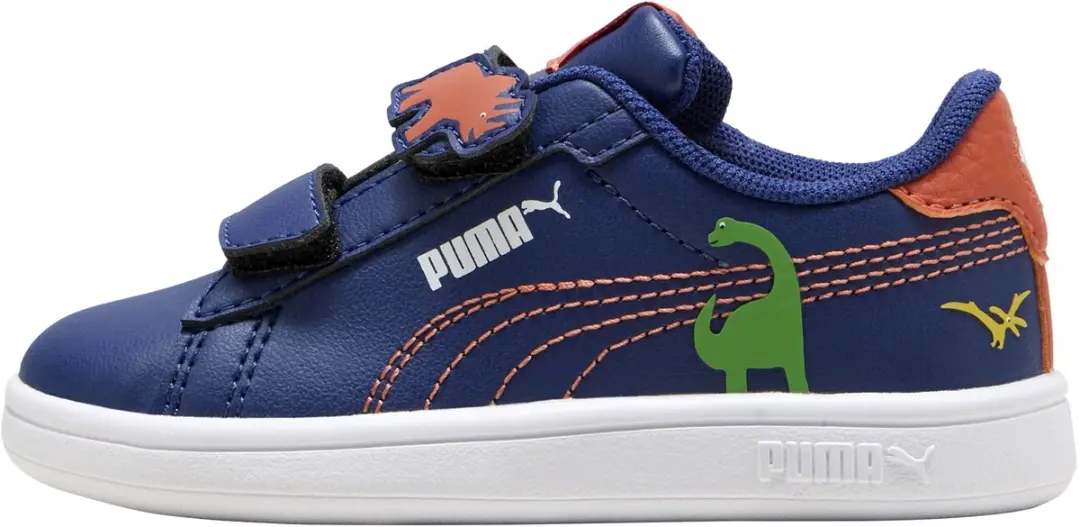 PUMA Smash Dino Lage Sneakers - Groen - afbeelding 2 van 6