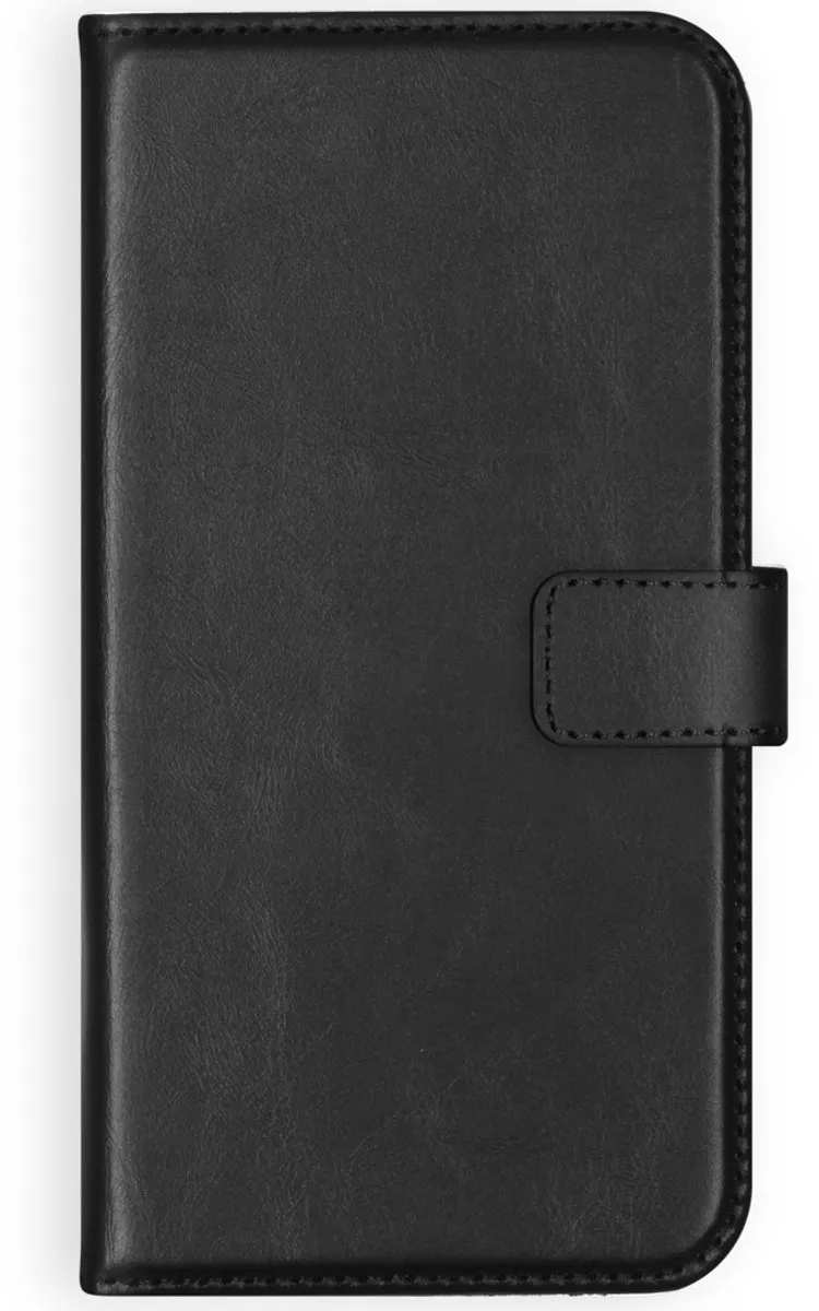 Selencia Hoesje Samsung Galaxy S21 Plus - Echt Lederen Bookcase 3 Stuks - Zwart