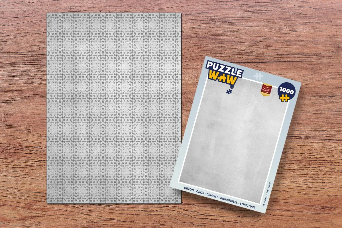 PuzzleWow Beton Industrieel Legpuzzel 1000 Stuks - Multicolor