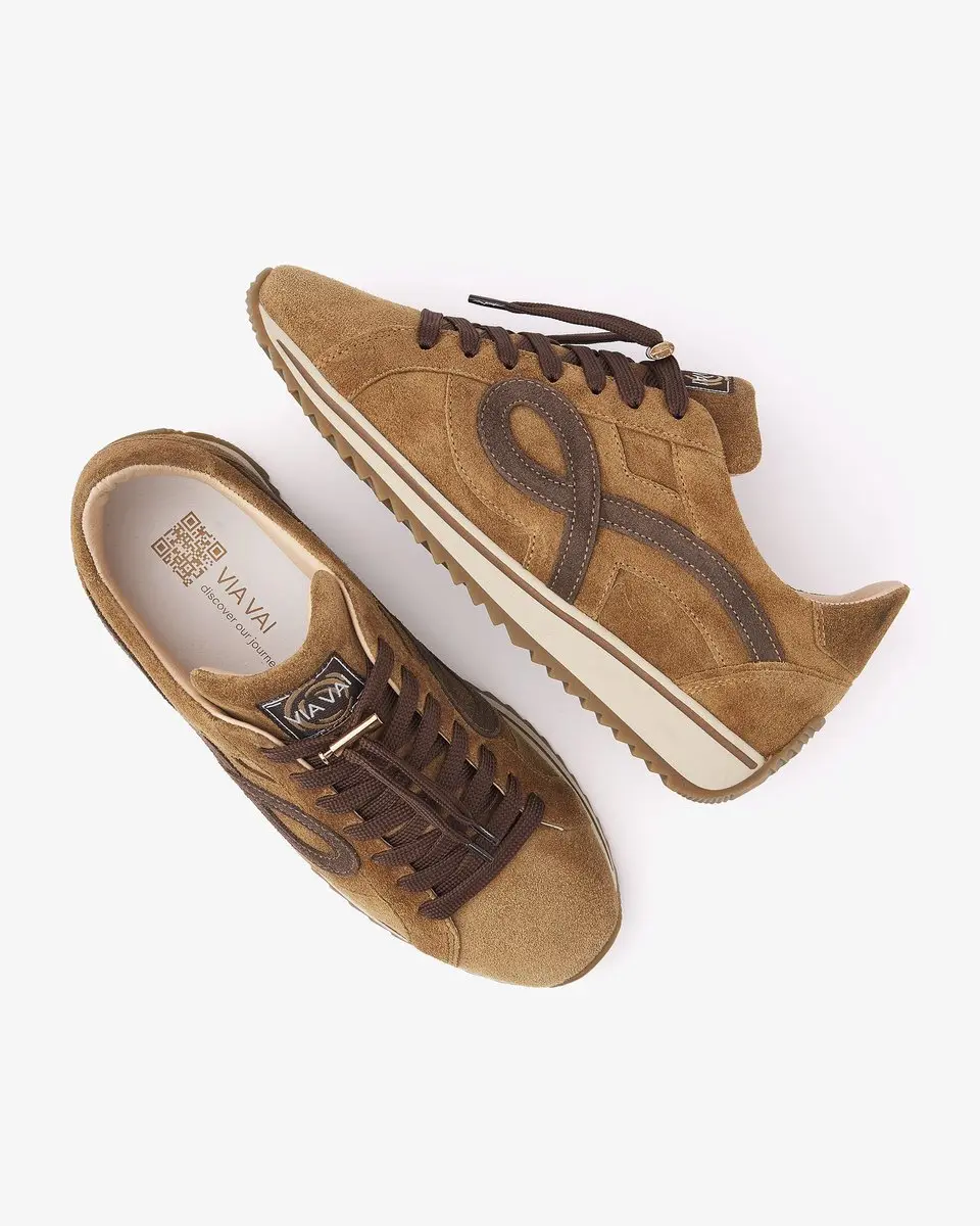 VIA VAI Mikki Eve Sneakers - Bruin - Maat 42