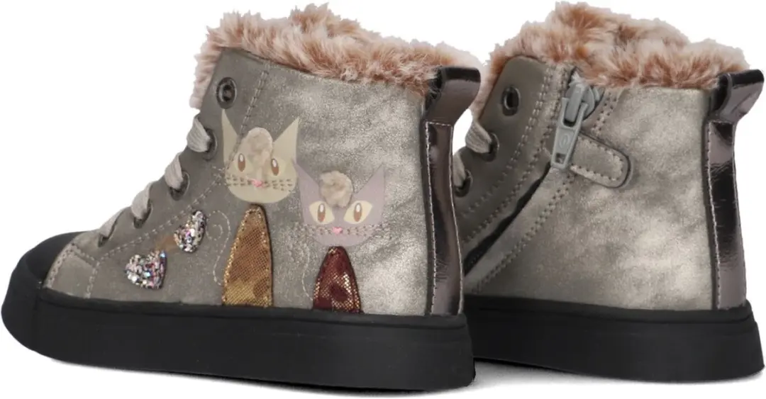 Shoesme Sh24w035 Sneakers Meisjes - Zilver - Maat 28