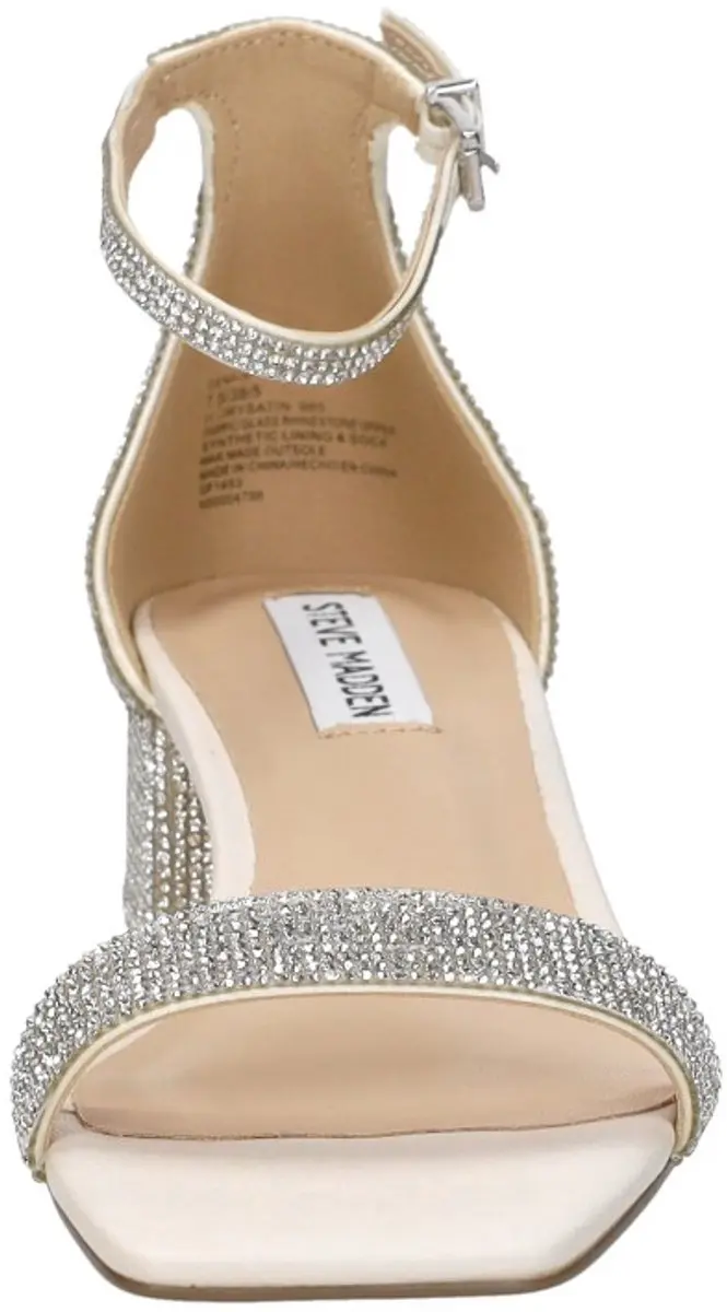 Steve Madden Gena-R Sandalen Hak - zilver - Maat 38 - afbeelding 6 van 6