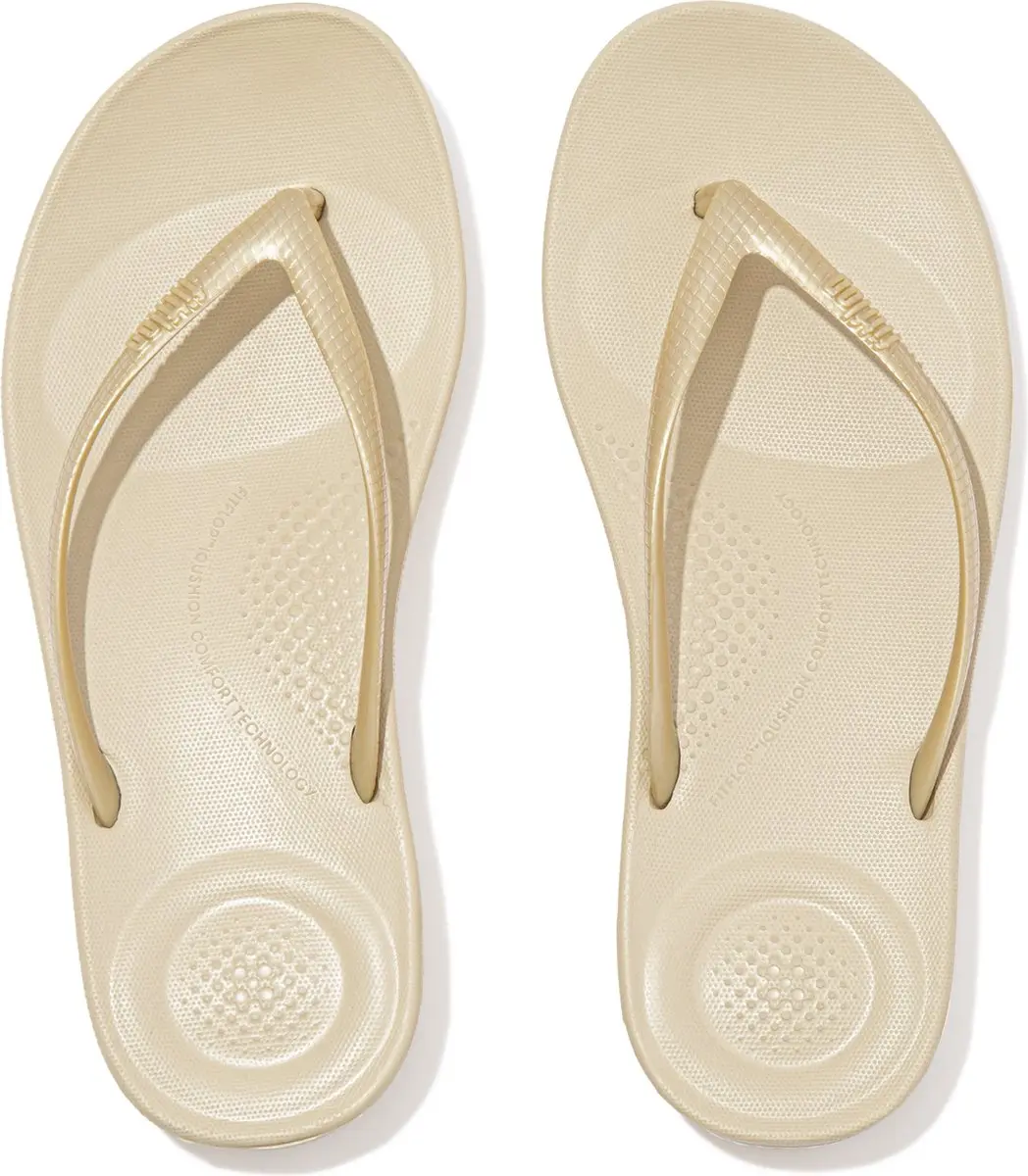 FitFlop Iqushion Teenslipper - 37 - Goud - afbeelding 6 van 6