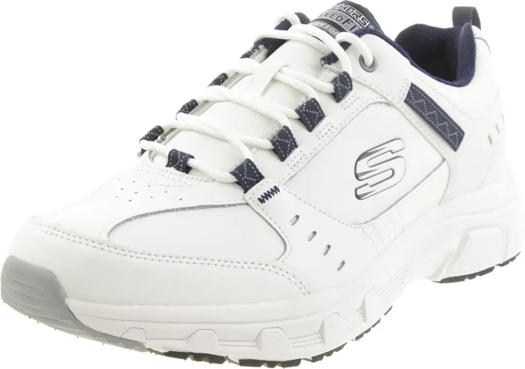 Skechers Oak Canyon Redwick Herensneaker 51896 - Wit - afbeelding 3 van 6