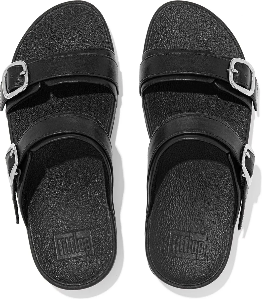 FitFlop Lulu Leather Sandalen - Zwart 39