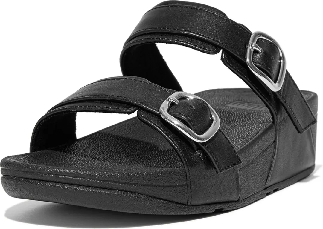 FitFlop Lulu Leather Sandalen - Zwart 39