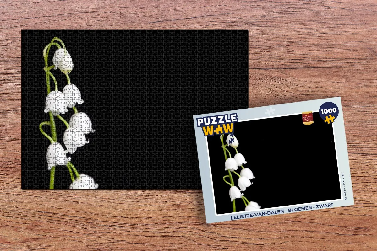 PuzzleWow Lelietjes van dalen Legpuzzel 1000 Stuks - Multicolor