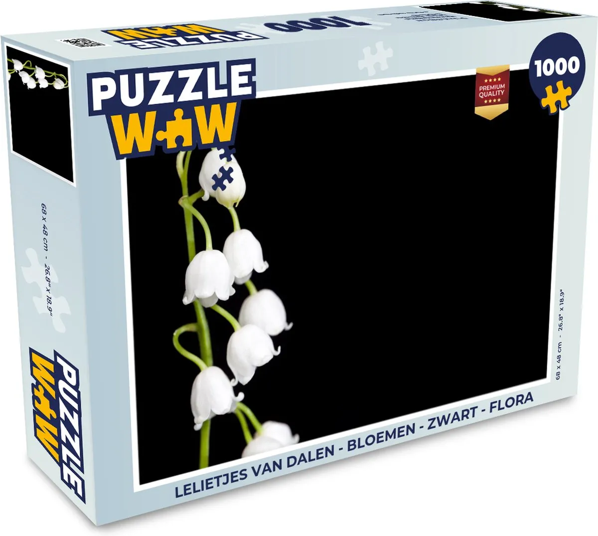 PuzzleWow Lelietjes van dalen Legpuzzel 1000 Stuks - Multicolor