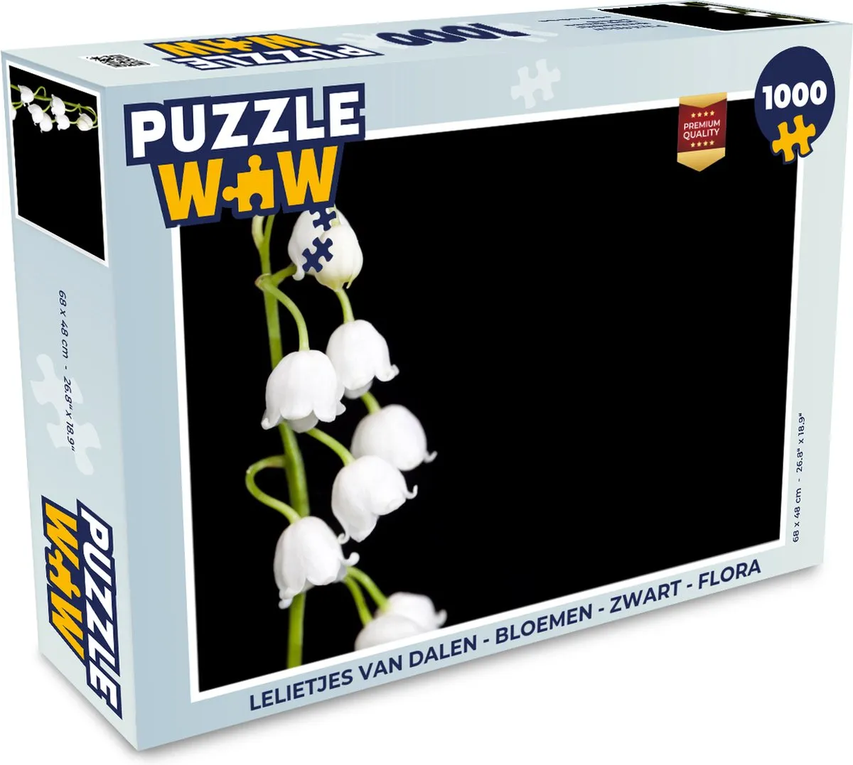 PuzzleWow Lelietjes van dalen Legpuzzel 1000 Stuks - Multicolor