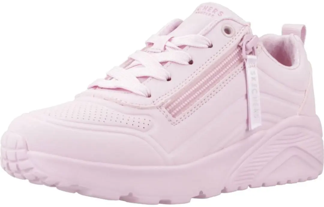 Skechers Meisjes Sneakers Roze - Maat 30 - Memory Foam - afbeelding 3 van 6