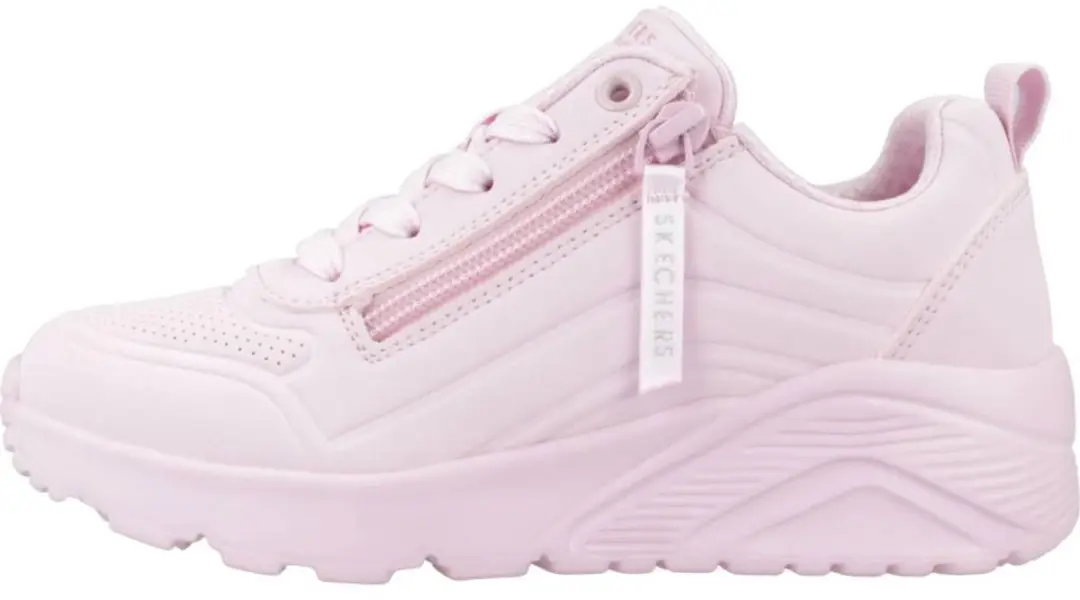 Skechers Meisjes Sneakers Roze - Maat 30 - Memory Foam - afbeelding 2 van 6