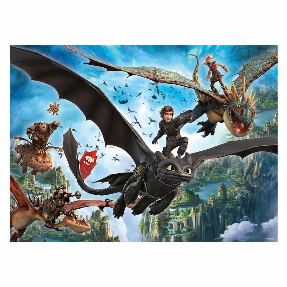 Ravensburger Dragons New Movie Puzzel - 150 Stuks - Meerkleurig
