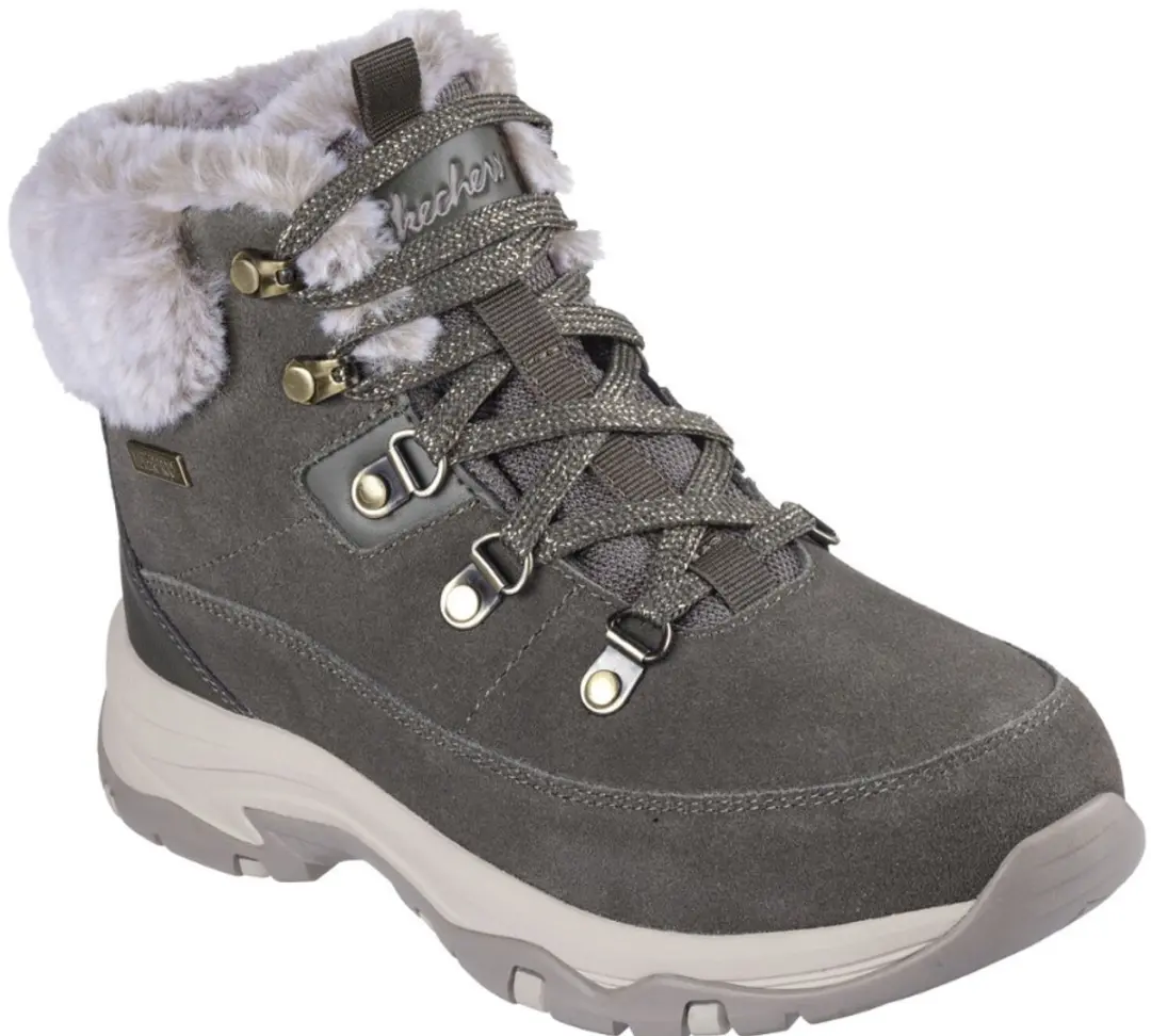 Skechers Dames Winterlaarzen Modern Comfort Olijfgroen EU 37,5