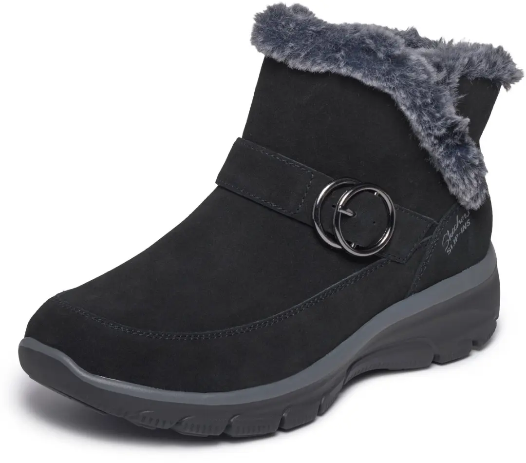 Skechers EASY GOING - GENTLE WINTER Dames Instappers - Zwart - afbeelding 6 van 6
