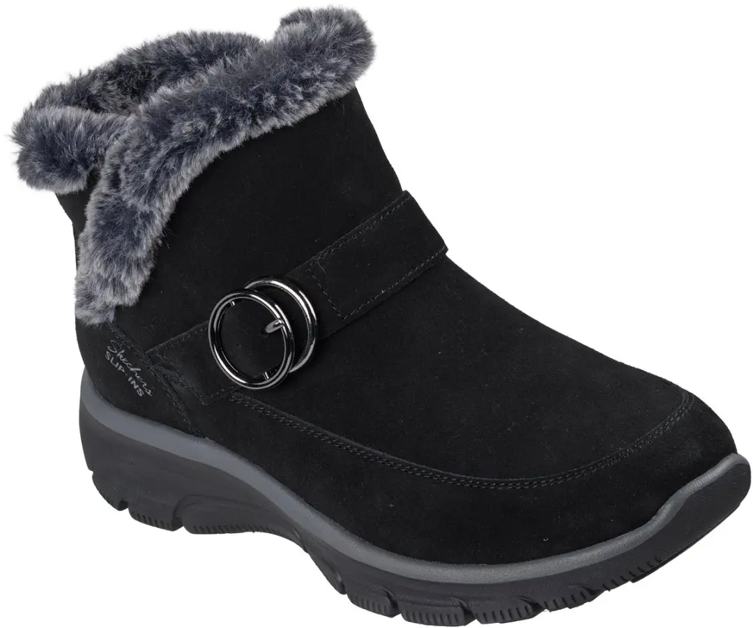 Skechers EASY GOING - GENTLE WINTER Dames Instappers - Zwart - afbeelding 2 van 6