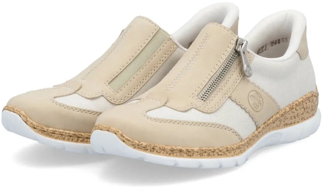 Rieker damesslipschoenen N42G5-60 beige