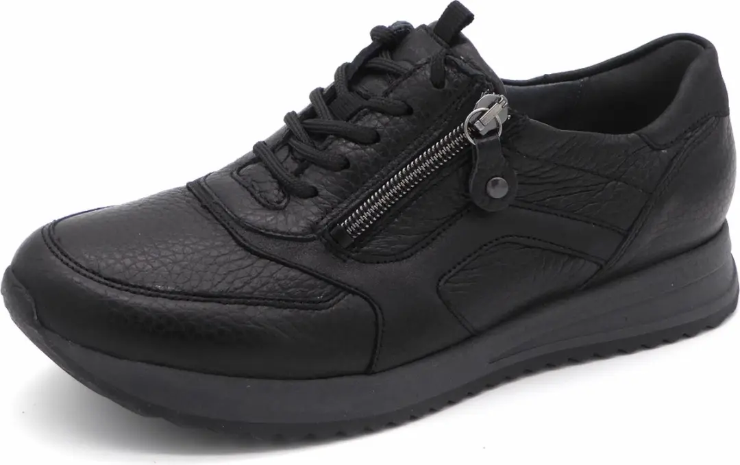 Dames Veterschoenen Waldlaufer Vicky 752002-206-001 Zwart