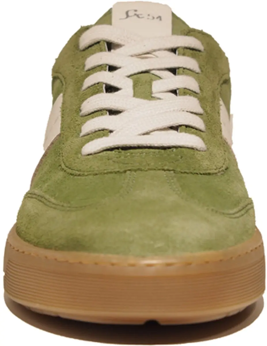 Sioux Tedroso-DA-717 Dames Suède Sneakers - Groen - Maat 43