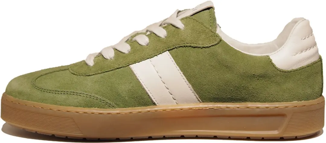Sioux Tedroso-DA-717 Dames Suède Sneakers - Groen - Maat 43