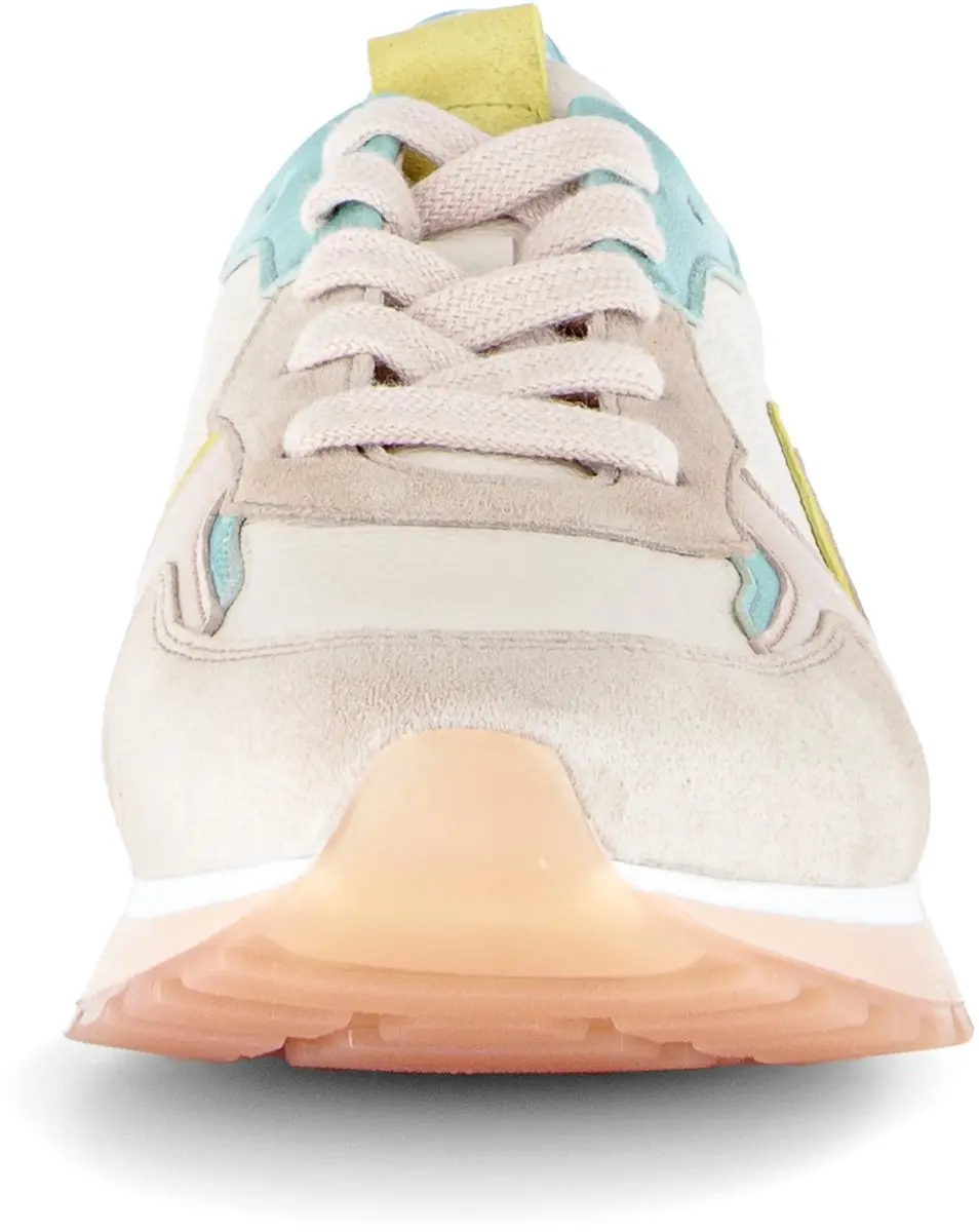 Gabor Dames Sneakers 86.375.54 - 38.5 - Crème Limone Mint
