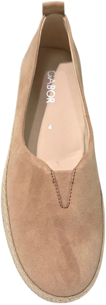 Gabor 85.222.14 Instappers Bruin Nubuck Dames - Bruin - 37.5