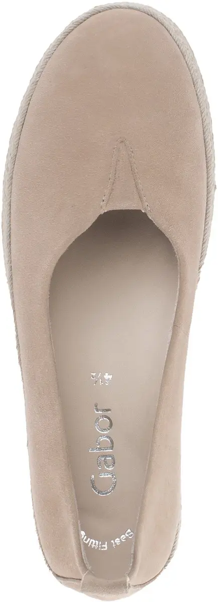 Gabor 85.222.14 Instappers Bruin Nubuck Dames - Bruin - 37.5