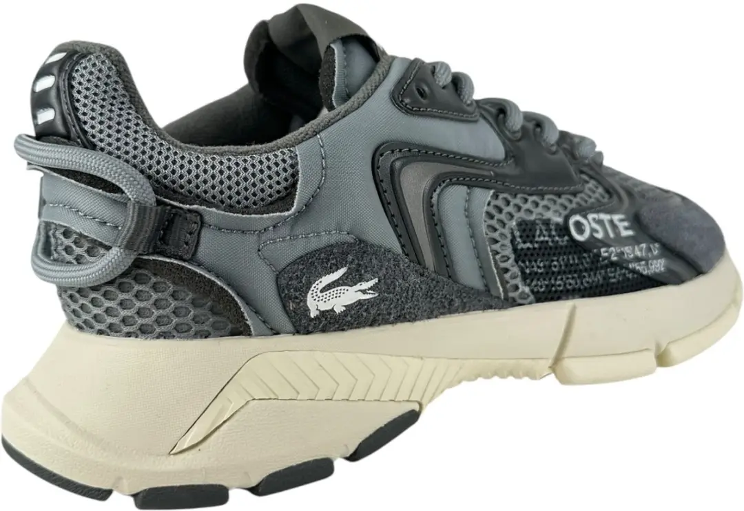 Lacoste L003 NEO 1262 Sneakers Heren 46 - Donkergrijs/Wit - afbeelding 5 van 6