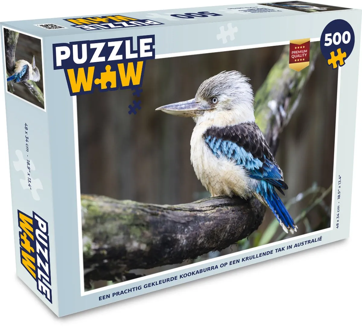 PuzzleWow Legpuzzel 500 Stuks Multicolor - 6017551184121