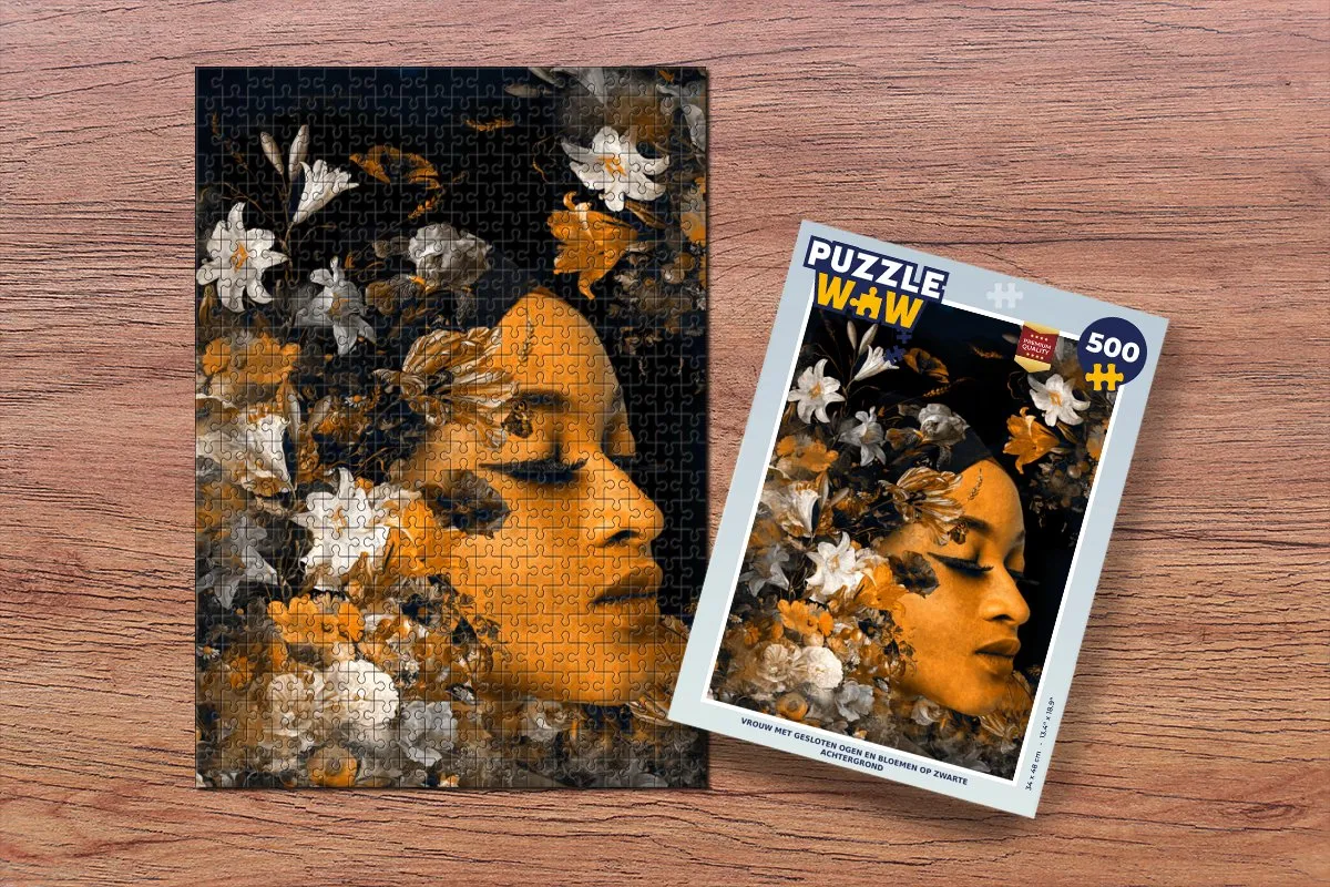 PuzzleWow Bloem Legpuzzel 500 Stuks - Multicolor