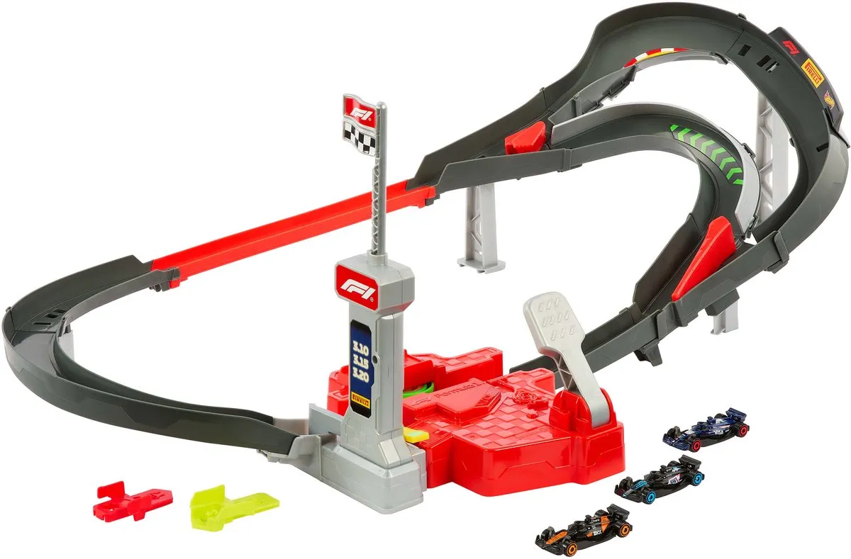 Hot Wheels F1 Racing Formula 1 Sprintbaanset JDY15 - Multicolor