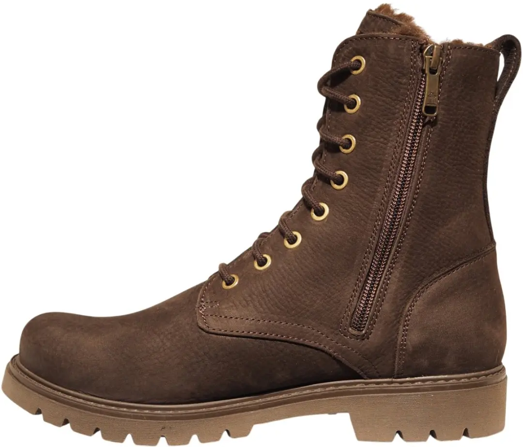 Panama Jack Frisia B43 Nobuck Dames Veterboots - Bruin