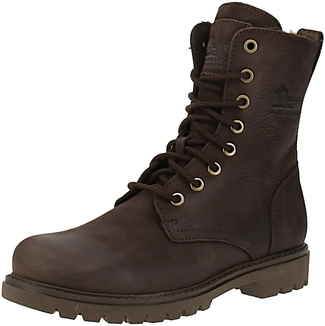 Panama Jack Frisia B43 Nobuck Dames Veterboots - Bruin