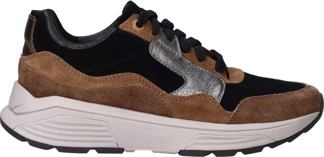 Dames Veterschoenen Xsensible Golden Gate Lady Brown Combi Bruin