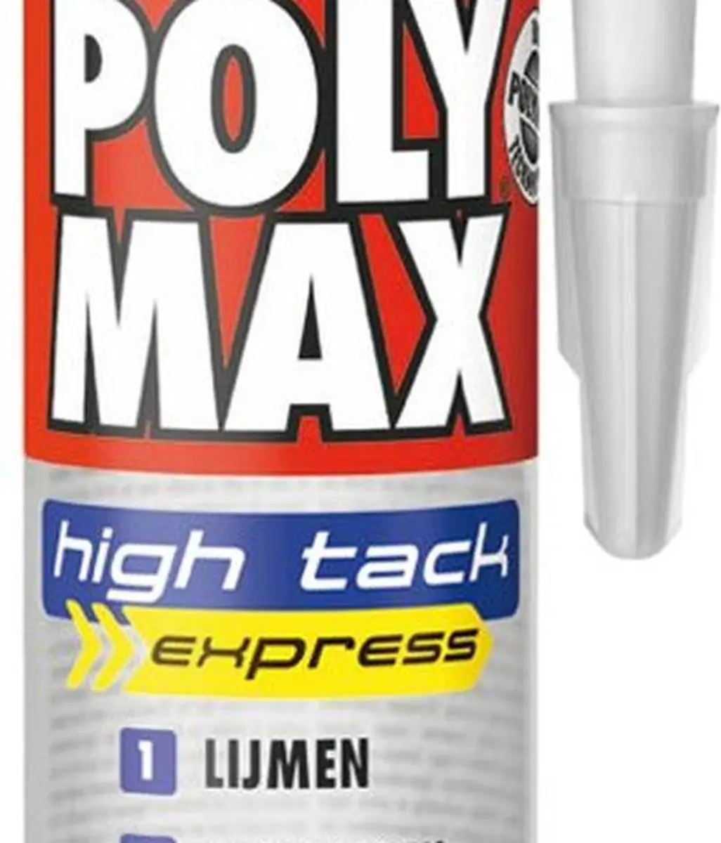 Bison Poly Max High Tack Express Montagelijm 300g - Transparant - afbeelding 2 van 6