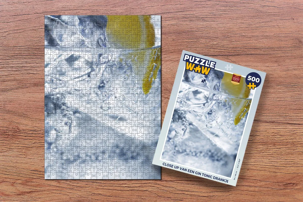 PuzzleWow Gin Tonic Legpuzzel 500 Stuks - Multicolor