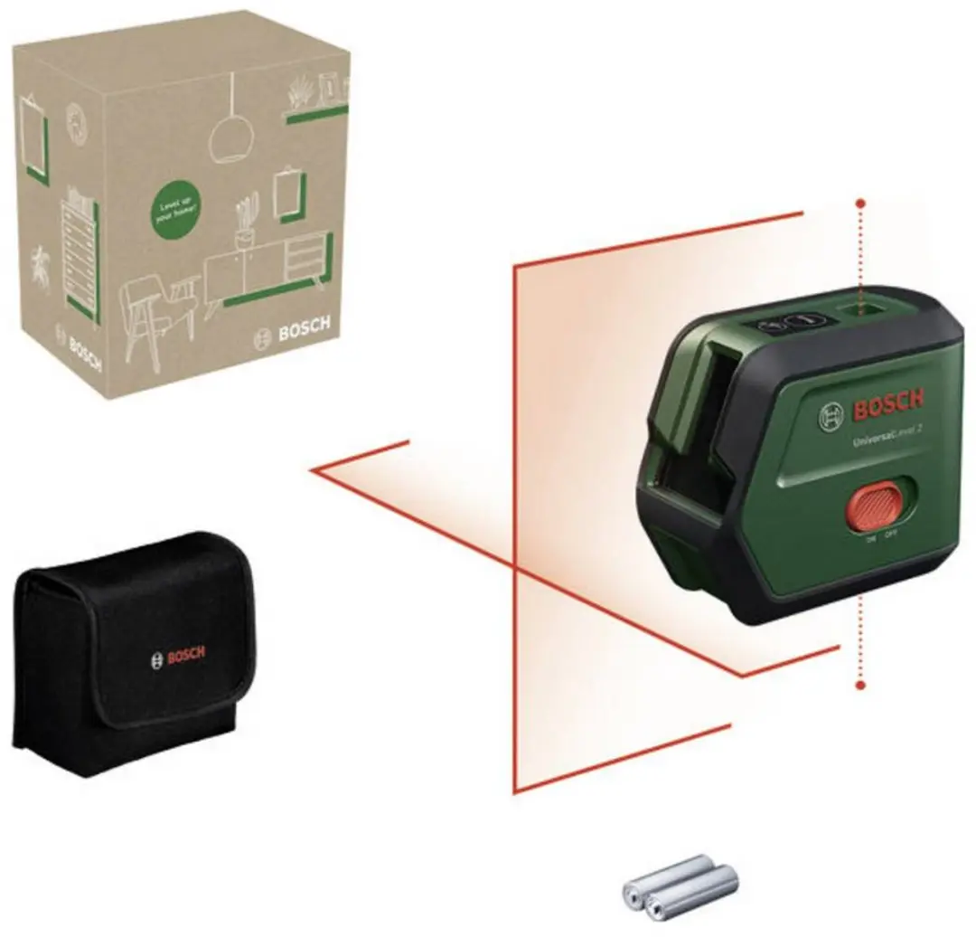 Bosch Home and Garden UniversalLevel 2 Kruislijnlaser Reikwijdte (max.): 12 m