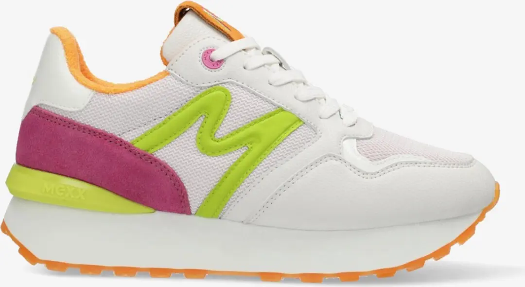Mexx Juju Sneaker - Roze/Groen - Maat 37